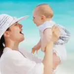 mother, baby, happy, motherhood, toddler, beach, outdoors, smiling, nature, summer, people, sea, woman, child, joy, vacation, mom